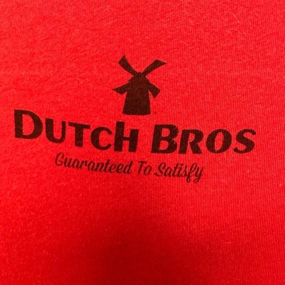 Dutch Bros RED ‘TOGETHER WE STAND FOR MOVEMENT’ SMALL + LARGE VINTAGE DB 1992 - Picture 9 of 10
